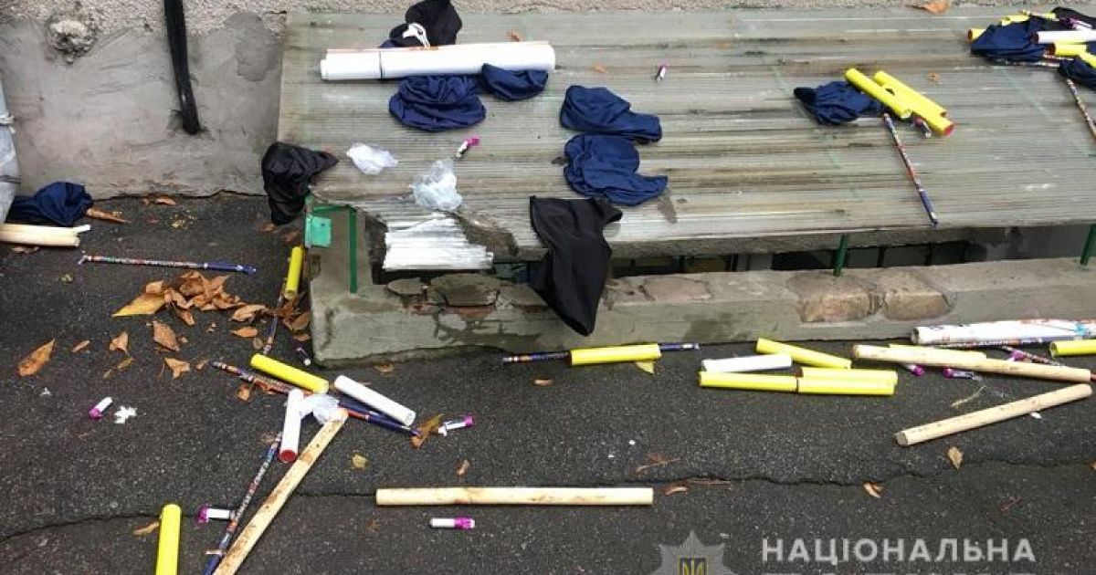 Затримання тітушок, Київ 3 / © npu.gov.ua