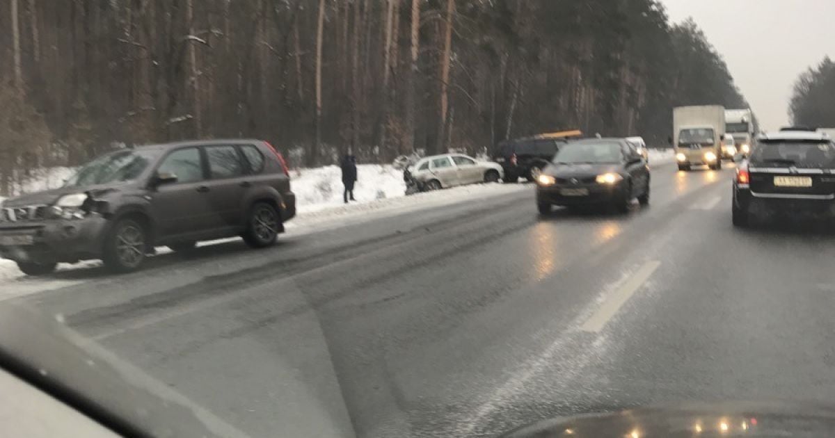 аварія на Варшавці_1 / © ТСН.ua