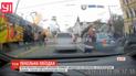 В центре Днепра во время движения загорелся трамвай - обошлось без пострадавших