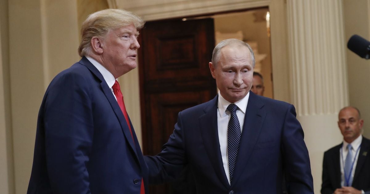 Дональд Трамп і Володимир Путін.