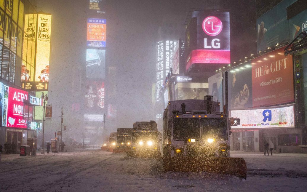 В Нью-Йорк пришла настоящая зима / © Reuters