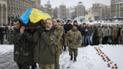 Загиблого бійця вшанували у центрі Києва