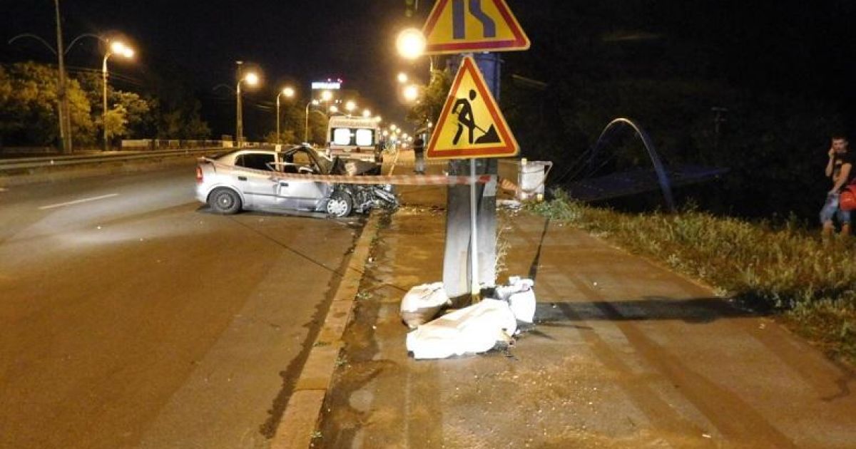 ДТП з таксі на Курбаса_2 / © Відділ комунікації поліції Києва