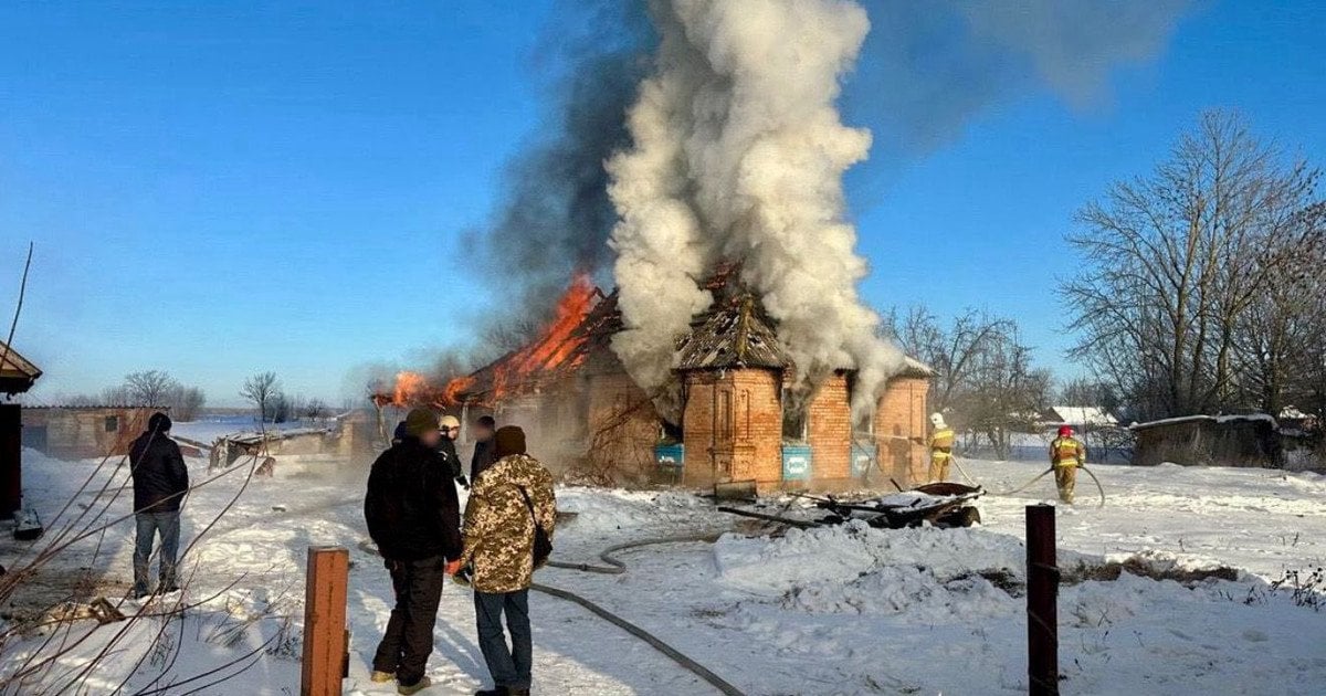 На місці пожежі