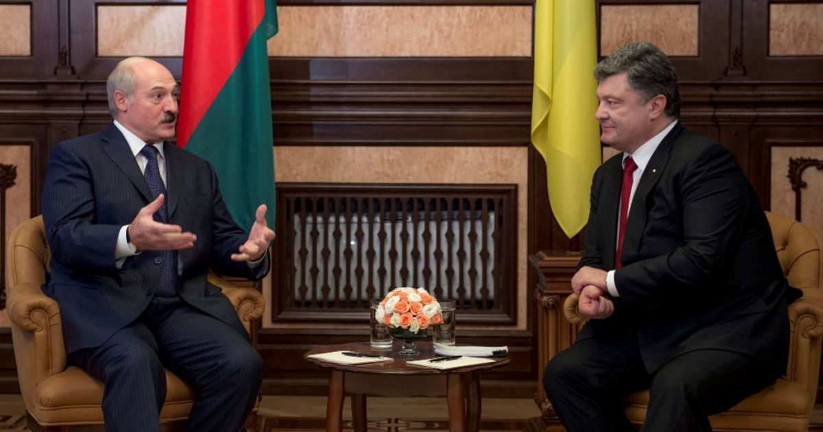 Порошенко и Лукашенко в Киеве / © Reuters