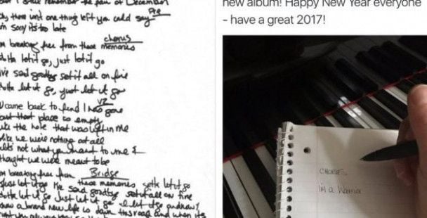 Фаны Аврил утверждают, что у нее изменился почерк / © twitter.com