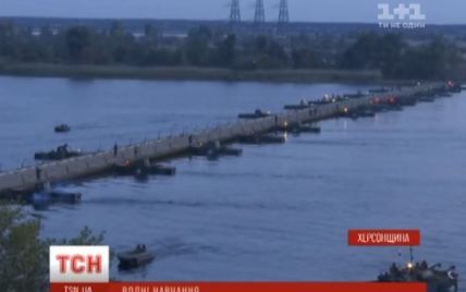 Украинские военные построили самый длинный за историю ВСУ понтон через Днепр