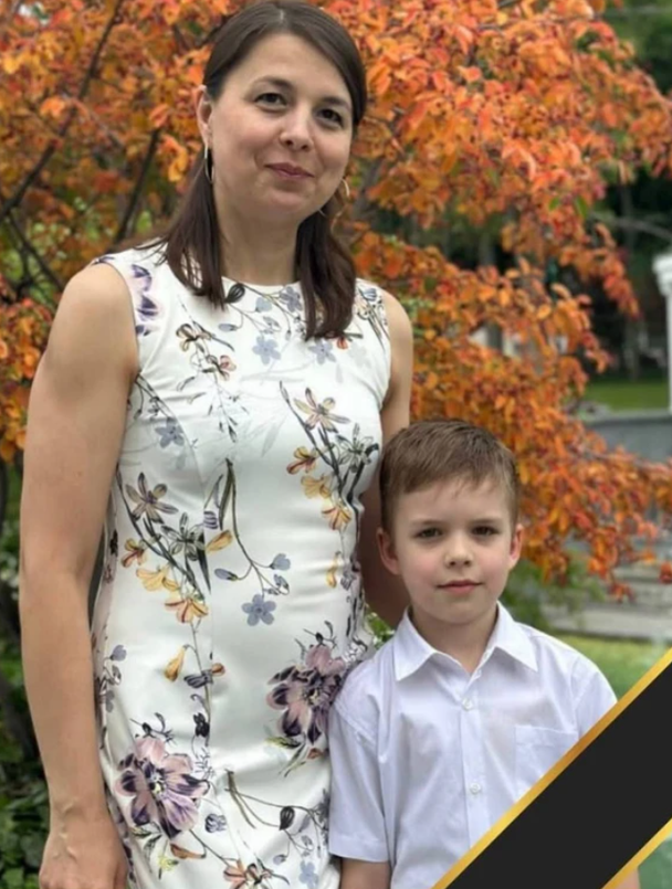 Олена Удовиченко та&nbsp;її&nbsp;син Гордій / КЗ&nbsp;«Харківський ліцей 6"/Facebook