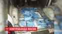 Житель Ровенской области пытался вывезти в Польшу 10 тысяч контрабандных медицинских масок