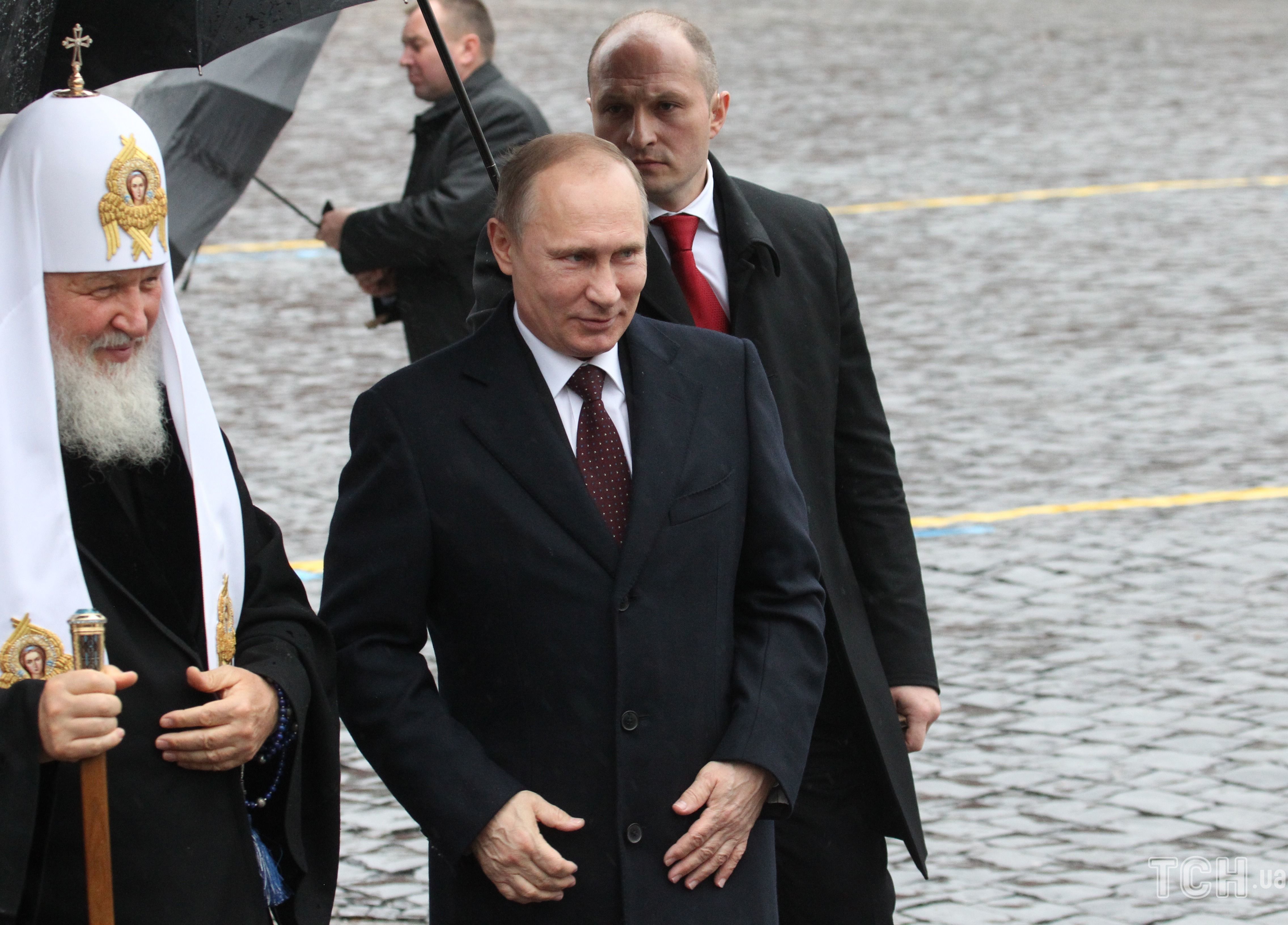 Путин в сопровождении Александра Куренкова / © Getty Images