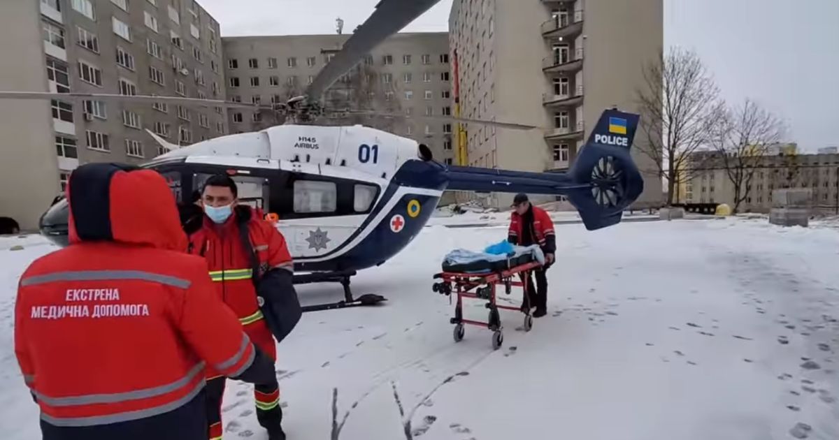 Скриншот с видео/Первое территориальное медицинское объединение Львова