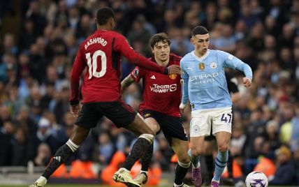 "Манчестер Сити" оформил камбэк и одолел "Манчестер Юнайтед" в напряженном матче АПЛ (видео)