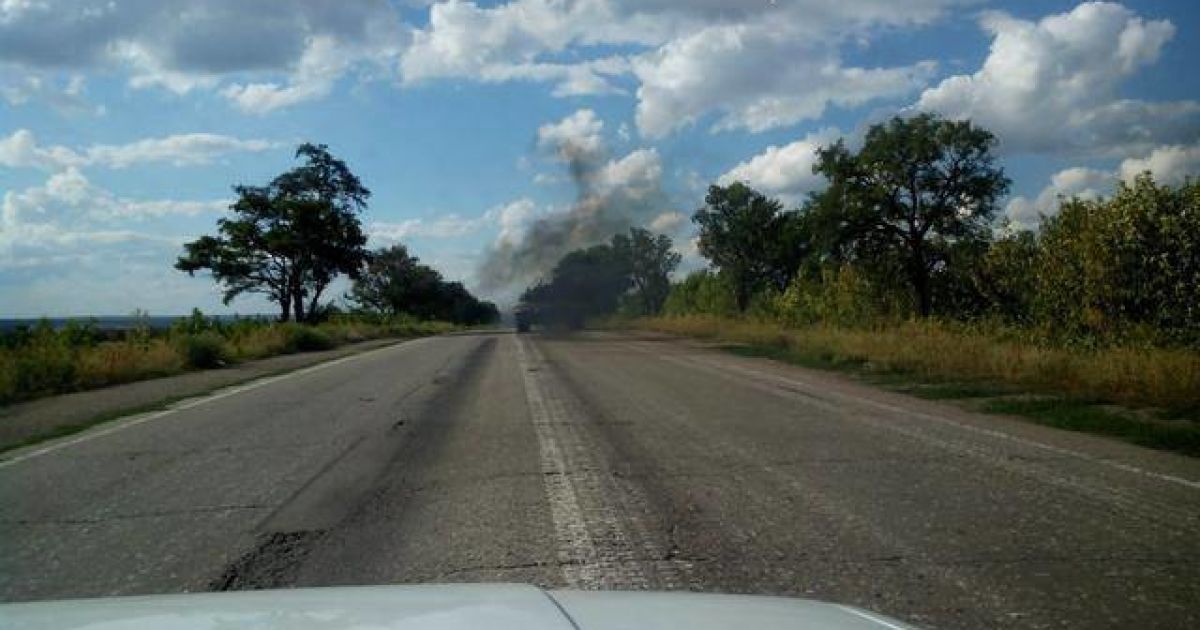 Очевидцы заметили российскую военную технику под Луганском / © Facebook/ЄвроМайдан – EuroMaydan