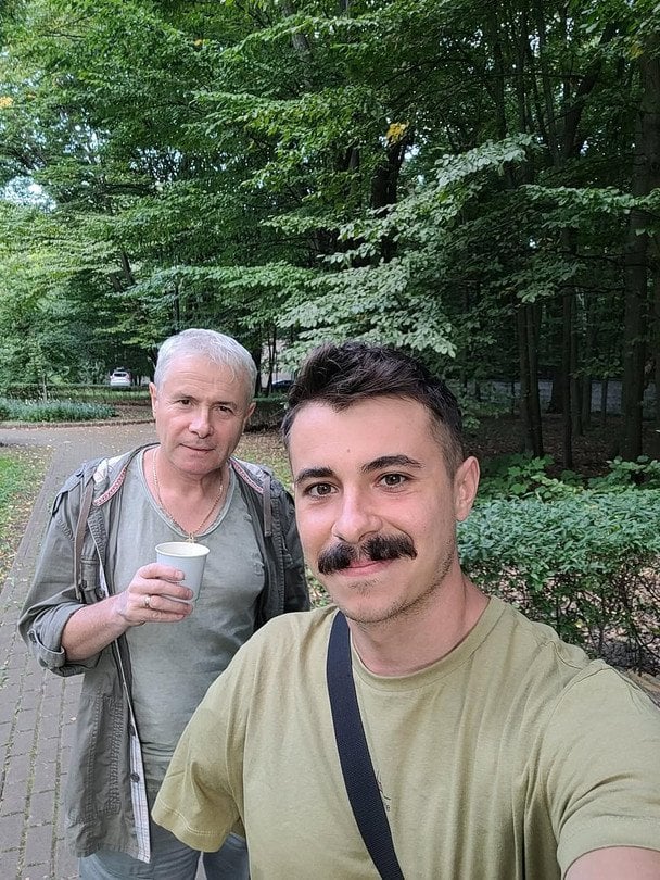Костянтин Грубич показав сина з протезом після ампутації руки на фронті й зворушив зізнанням