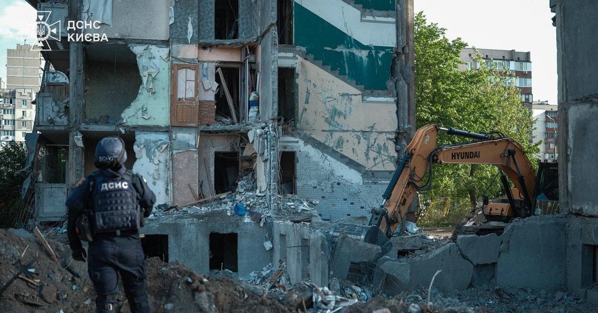 Наслідки російської атаки на Київ 14 травня