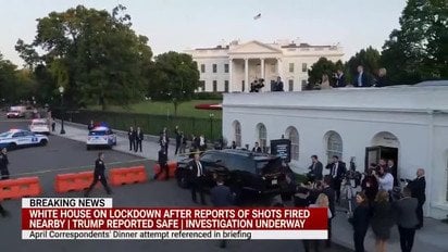 Стрілянина біля Білого дому під час виступу Трампа