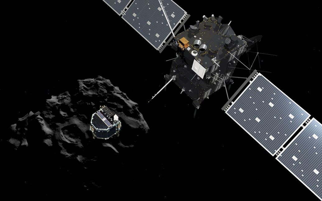 Космічний зонд незадовго до посадки / © Reuters