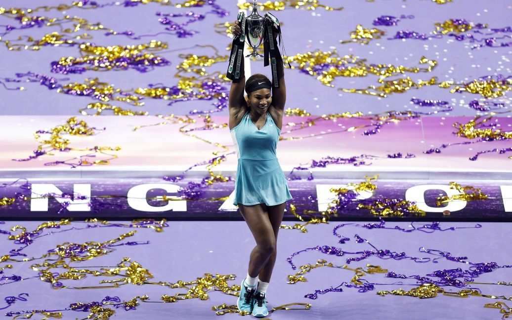 Серена Вільямс розгромила Сімону Халеп у фіналі WTA-2014 / © Reuters