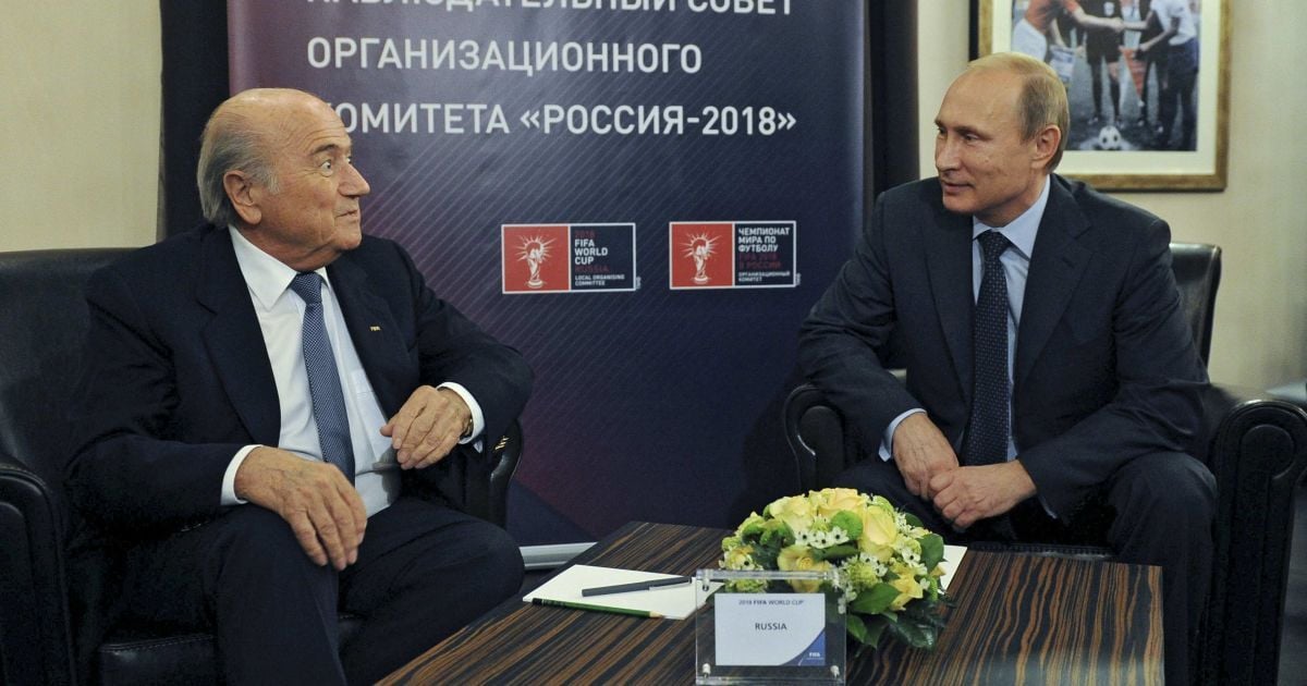 Путін та Блаттер "домовилися" про проведення ЧМ