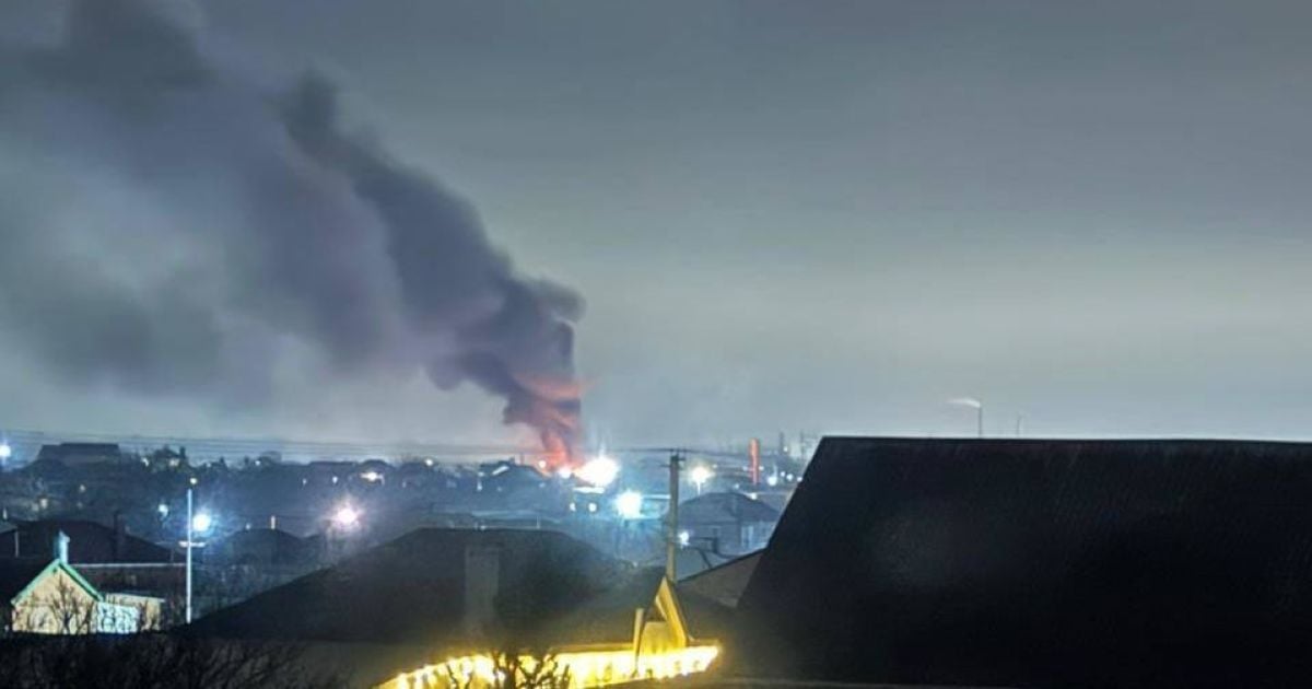 Удар по складу хранения боеприпасов и дронов-разведчиков вблизи села Чалтырь/Фото: телеграм-каналы