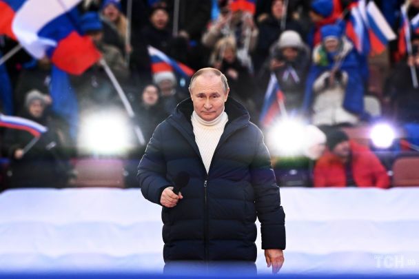 Володимир Путін у Лужниках цього тижня / © Associated Press
