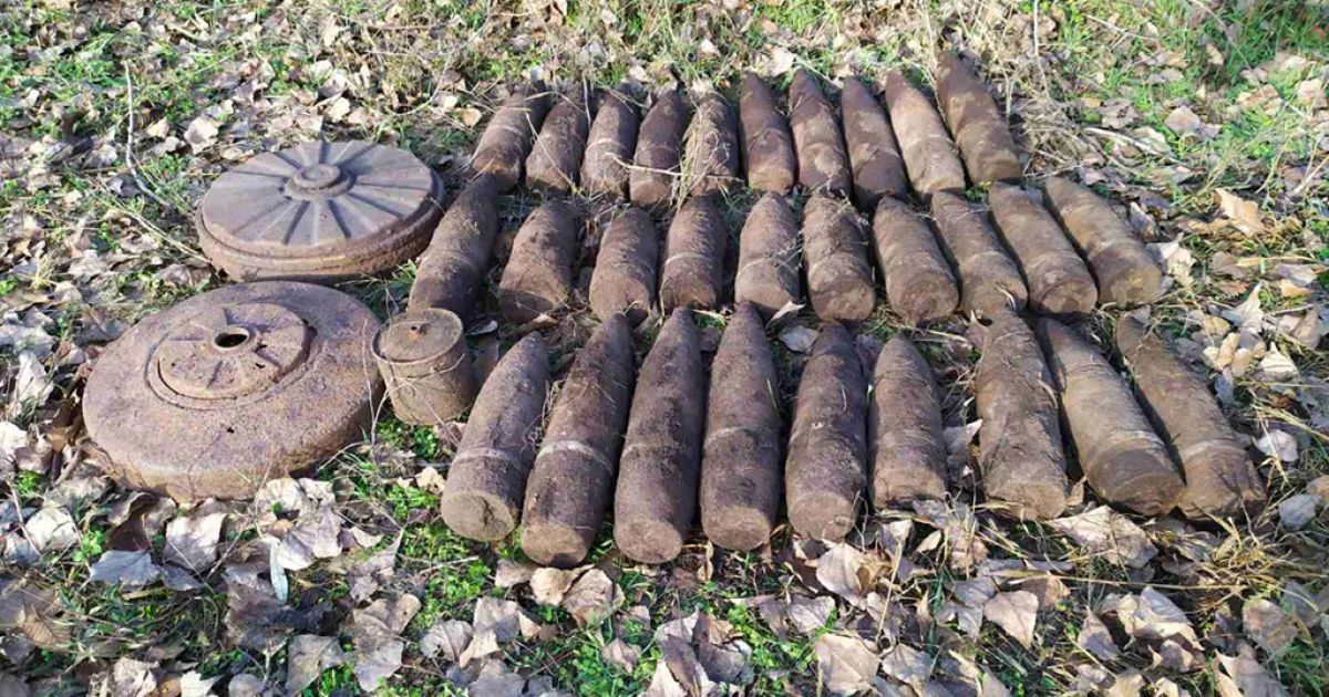 В лесополосе на Днепропетровщине обнаружили схрон устаревших боеприпасов