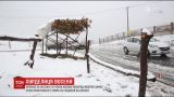 У Косово вперше за 15 років посеред жовтня випав сніг