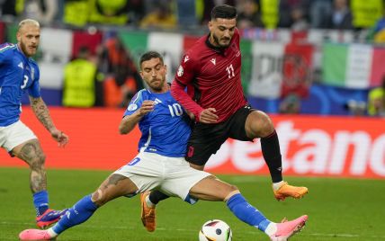 Сборная Италии пропустила самый быстрый гол в истории Евро, но одержала победу над Албанией (видео)