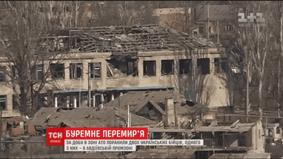 На восточном фронте в сутки ранены два бойца