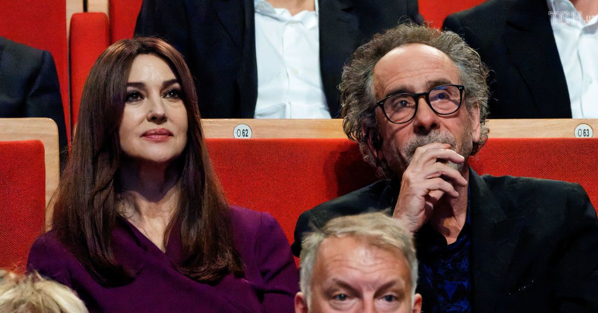 Моника Беллуччи и Тим Бертон