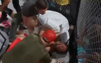 Жахливий нокаут в аматорському MMA: бійця приводили до тями п'ять хвилин (відео)