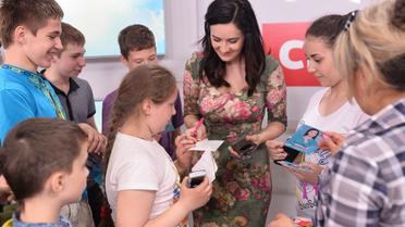 Соломія Вітвіцька до Дня захисту дітей провела на каналі «1+1» екскурсію для дітей з інвалідністю_5 / © прес-служба каналу "1+1"