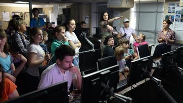 Соломія Вітвіцька до Дня захисту дітей провела на каналі «1+1» екскурсію для дітей з інвалідністю_3 / © прес-служба каналу "1+1"