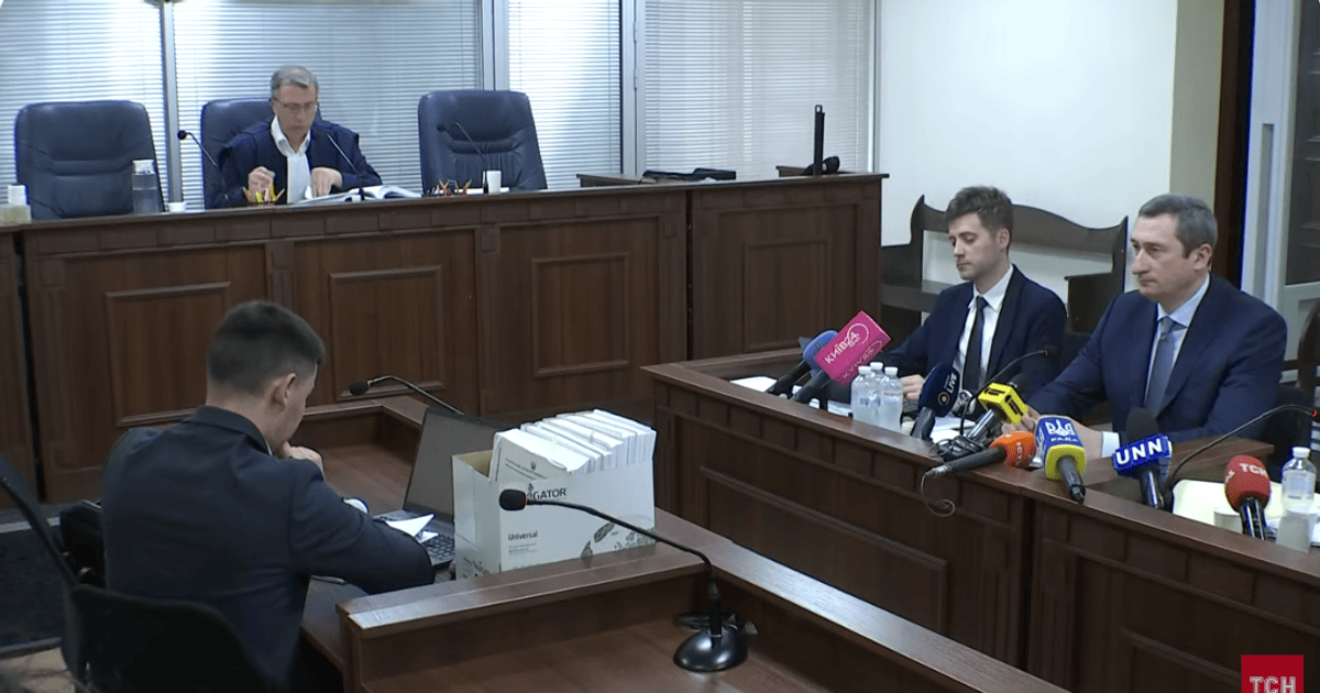 Чернышев в зале суда