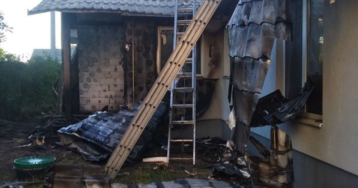 Поліція почала з'ясовувати, чому горів будинок Шабуніна