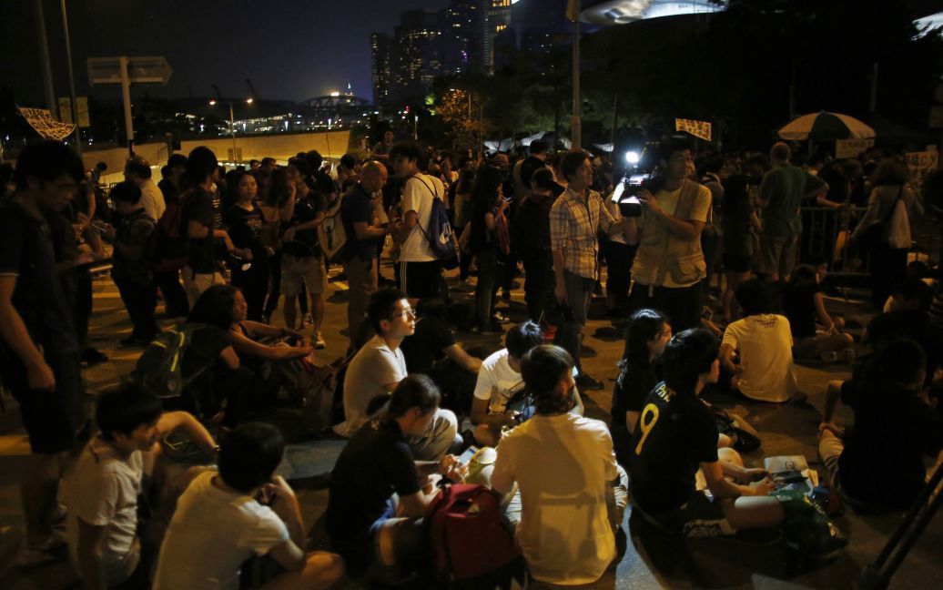 У Гонконзі продовжується про-демократична демонстрація. / © Reuters