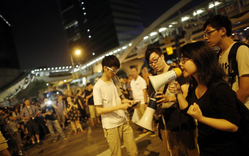 В Гонконге продолжается про-демократическая демонстрация. / © Reuters