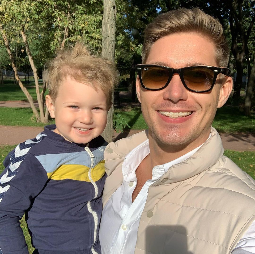 Владимир Остапчук с сыном / © instagram.com/vova_ostapchuk