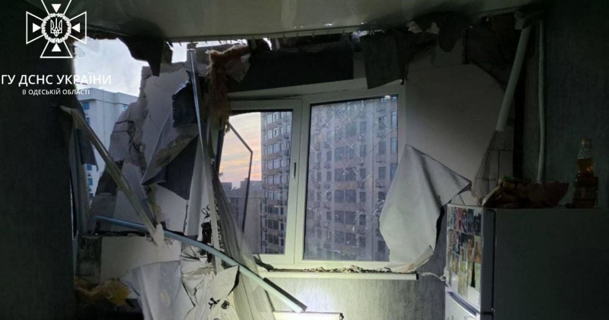 В Одесской области взорвался газовый баллончик на 19-м этаже: образовалась дыра в квартире (фото)