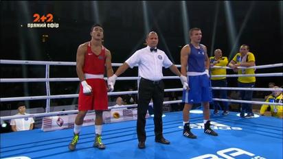 ЧМ по боксу. Александр Хижняк - Абильхан Аманкул. Видео боя