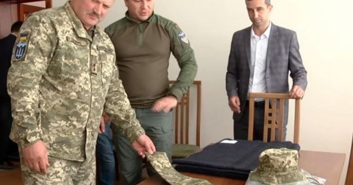 Компания «Шервул» подарила 200 комплектов формы военным Сумщины