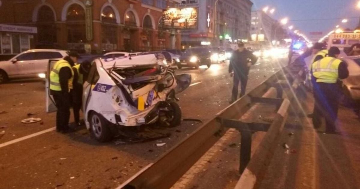 Ранения получили пять человек / © twitter/auto_kiev