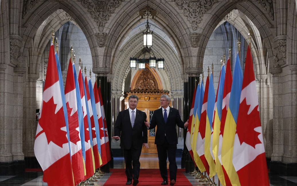 Порошенко мав насичений робочий візит у Канаді / © Reuters