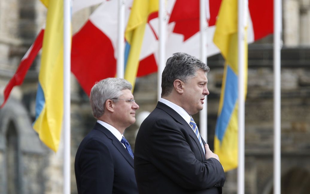 Порошенко мав насичений робочий візит у Канаді / © Reuters