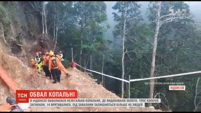 В Індонезії обвалилася нелегальна копальня, де видобували золото