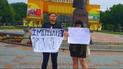 Суд признал виновной 16-летнюю девушку из Ровно, которая вышла на пикет за импичмент президенту