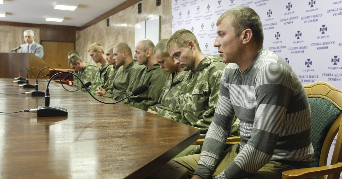 Полонені на Донбасі російські десантники