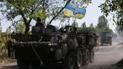 Українські військові охороняють Краматорськ від бойовиків.