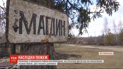 Потерпілі від пожеж у Житомирській області досі чекають допомоги від влади