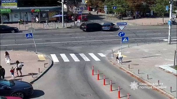 ДТП у Києві 17 серпня / © скриншот з відео